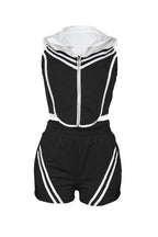 Colorblock Stripe Sleeveless Activewear Set Lavish Daily