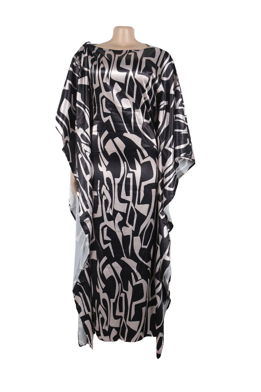 Print Belted Oblique Collar Dresses Lavish Daily