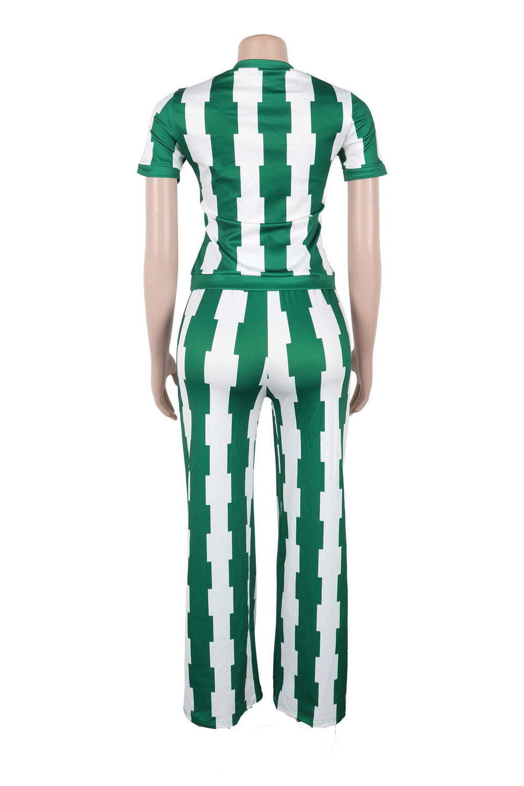 Slim Fit Wide-Leg Printed Set Lavish Daily