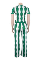 Slim Fit Wide-Leg Printed Set Lavish Daily