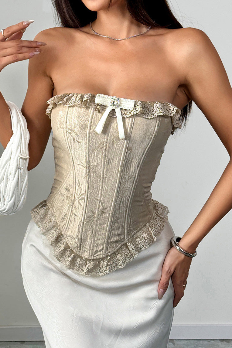 Sexy Lace Bustier Tube Cami Top Lavish Daily