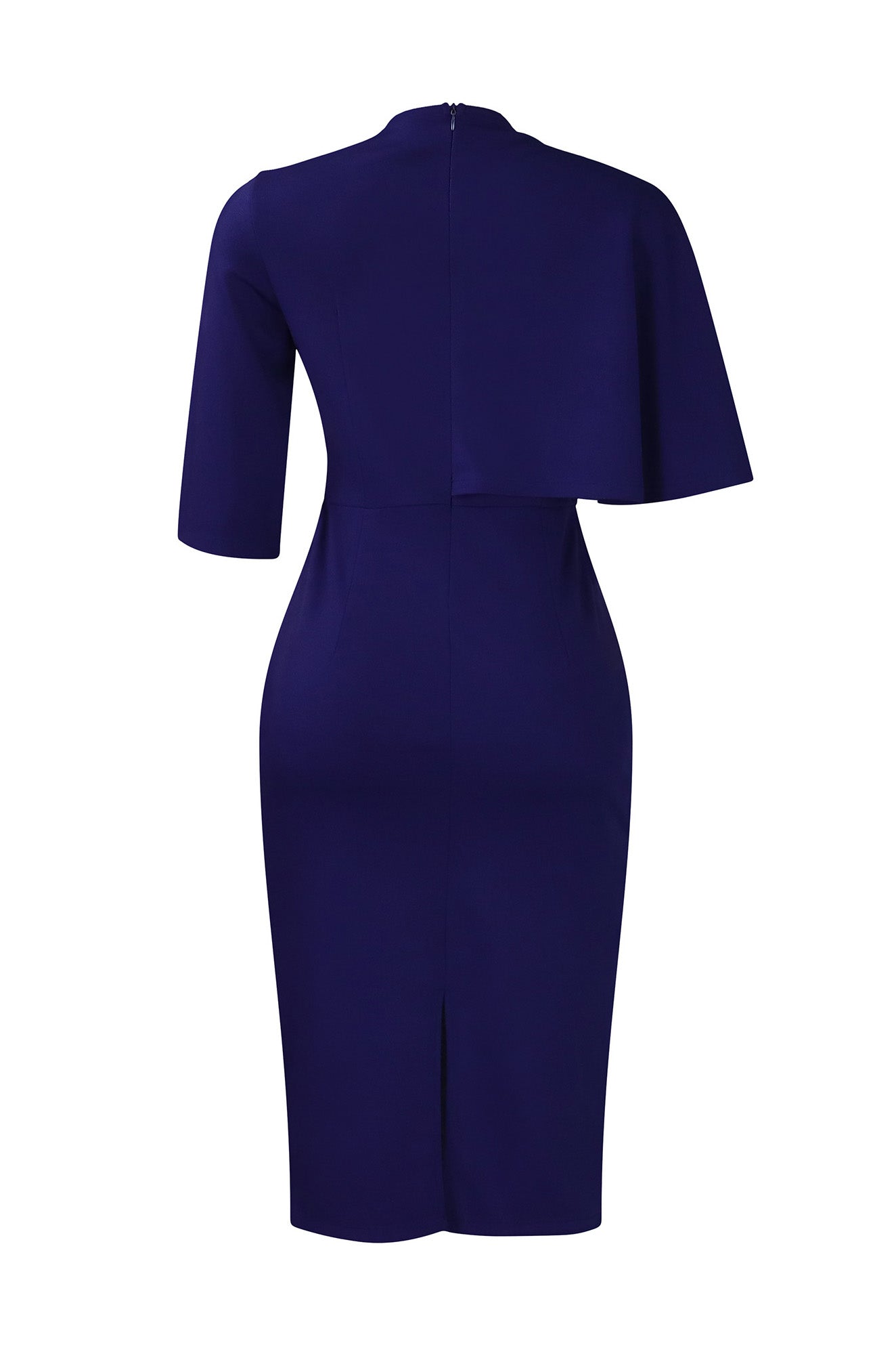 Elegant Ruffle Overlay Bodycon Midi Dress Lavish Daily