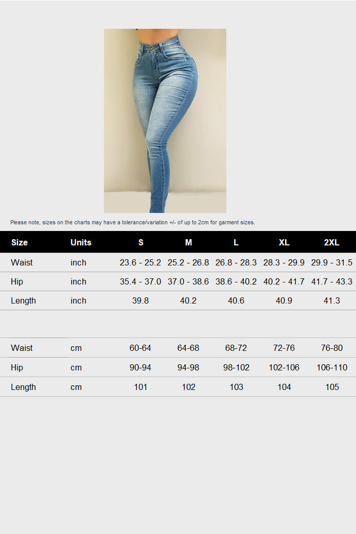 High Waist Stretch Slim Fit Skinny Jeans Lavish Daily
