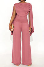 Draped Pant Set Lavish Daily