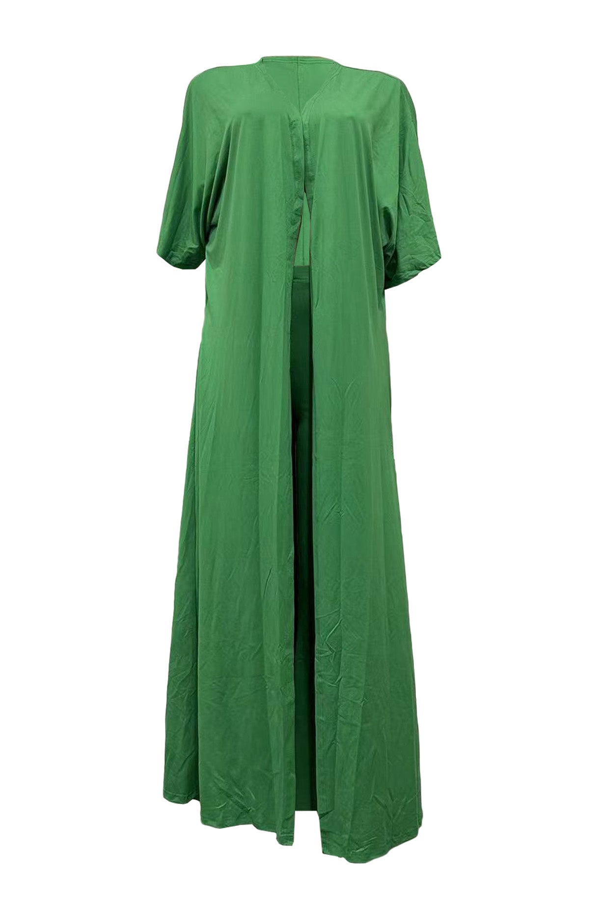 2-Piece Batwing Kimono & Wide-Leg Trouser Set Lavish Daily