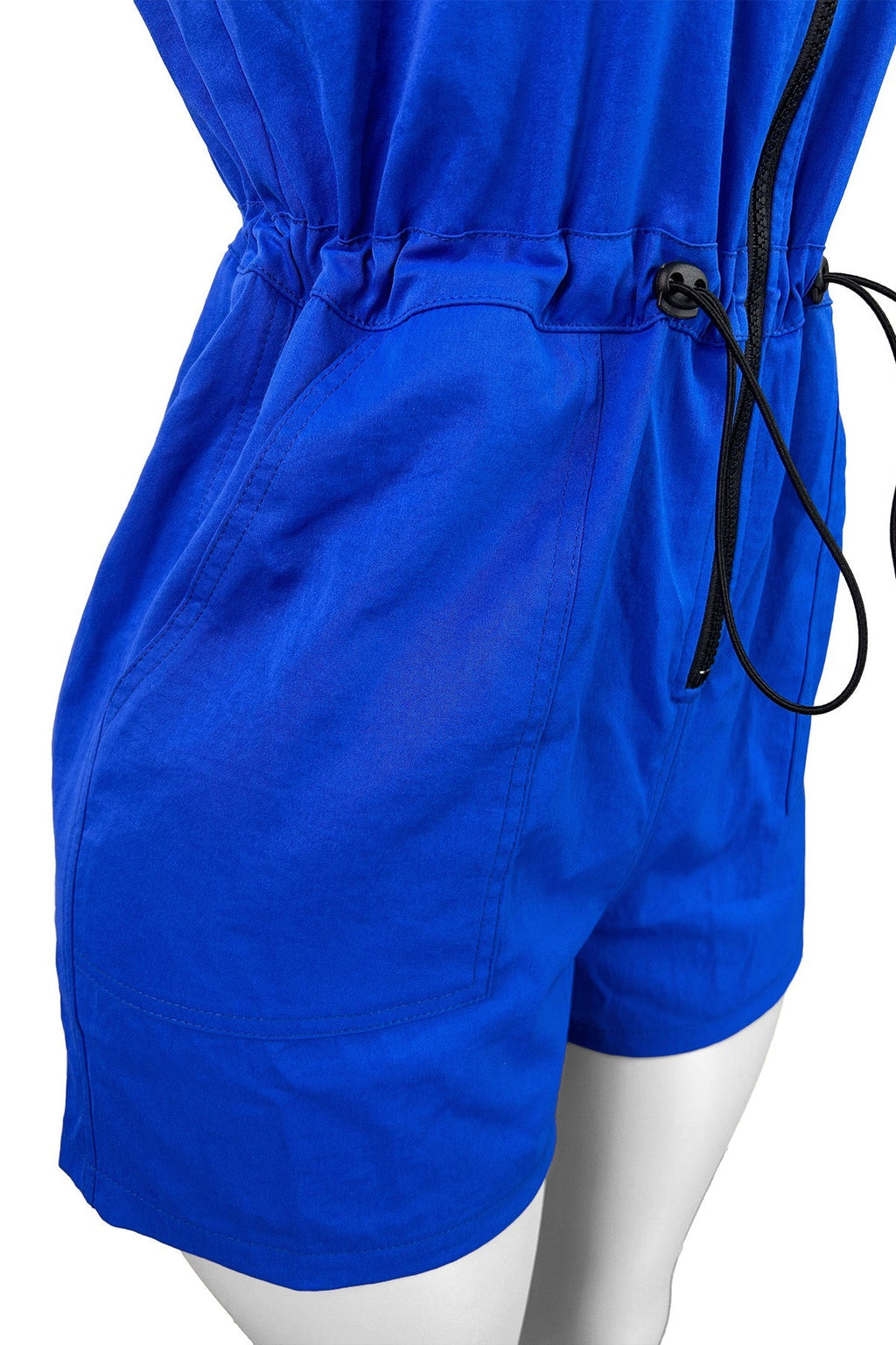 Sleeveless Drawstring Shorts Romper Lavish Daily