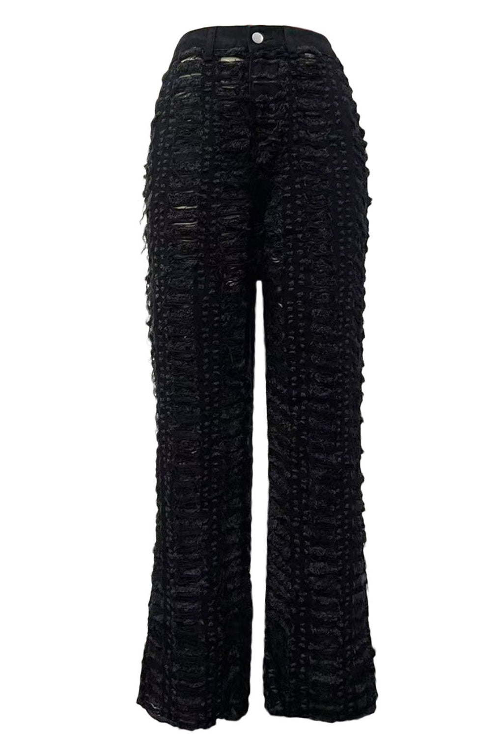 Relaxed Over Distressed Jeans Lavish Daily