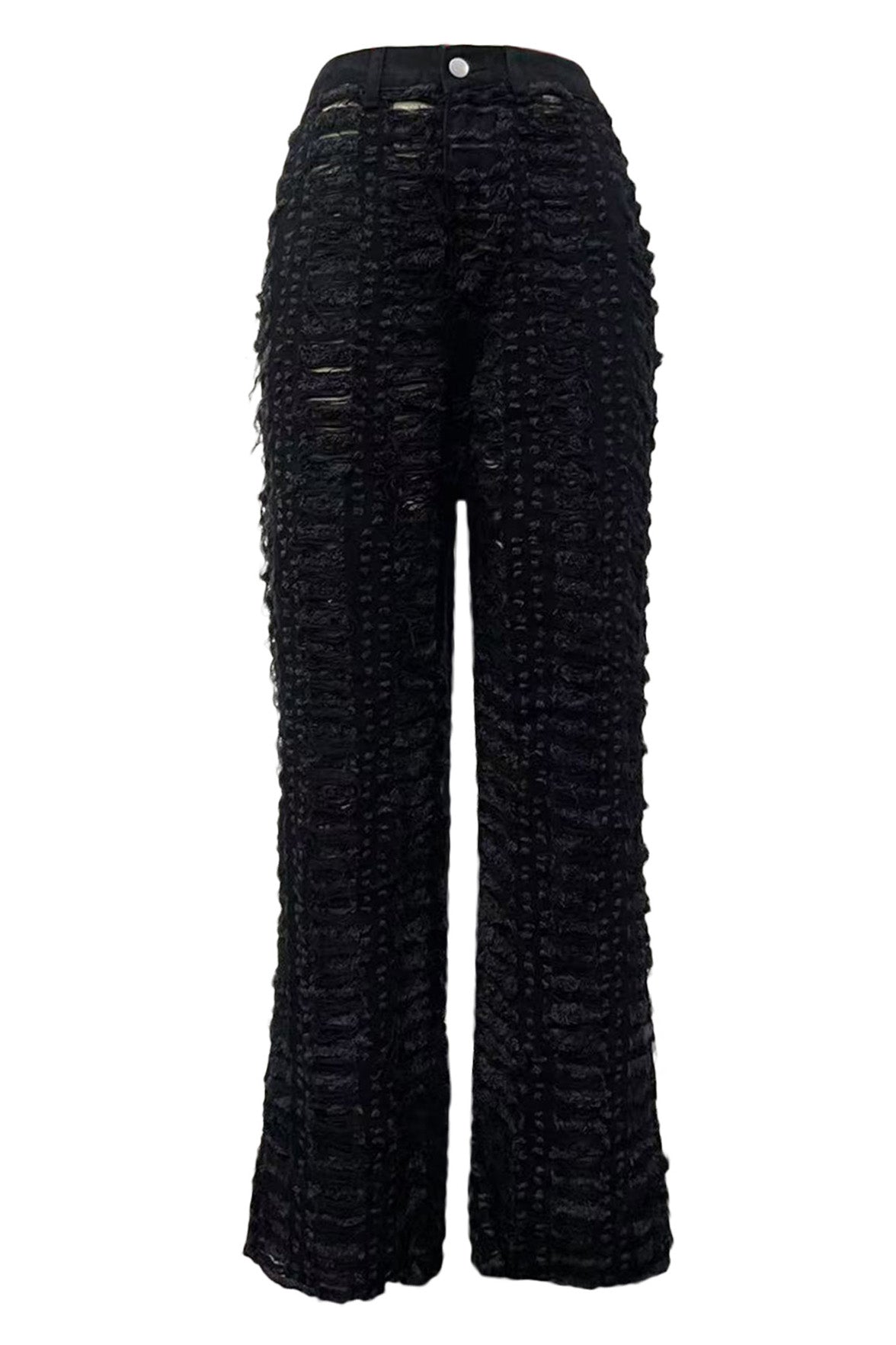 Relaxed Over Distressed Jeans Lavish Daily