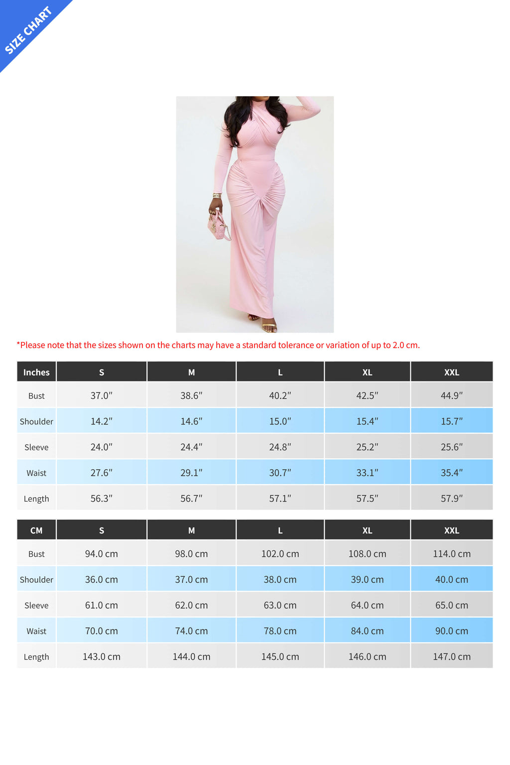 High Neck Long Sleeve Bodycon Maxi Dress Lavish Daily