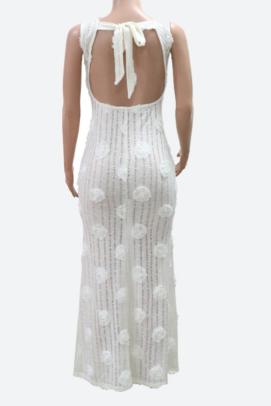 Chic Flower Maxi Dress Lavish Daily