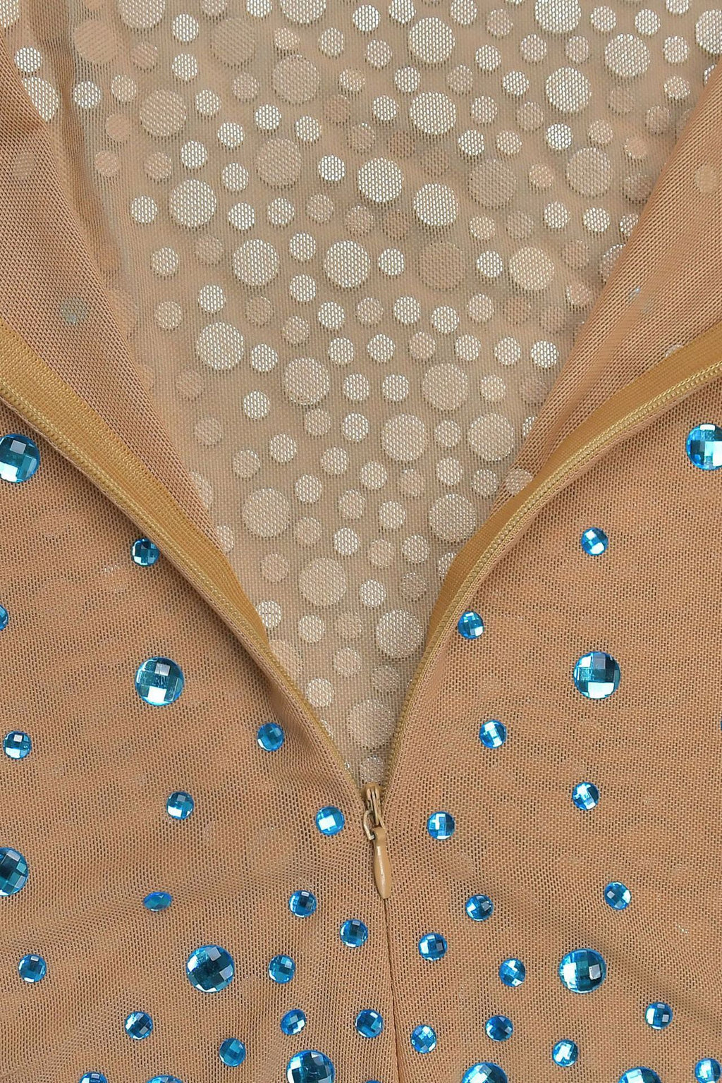 Sheer Mesh Rhinestone Slim Fit Dress LavishDaily