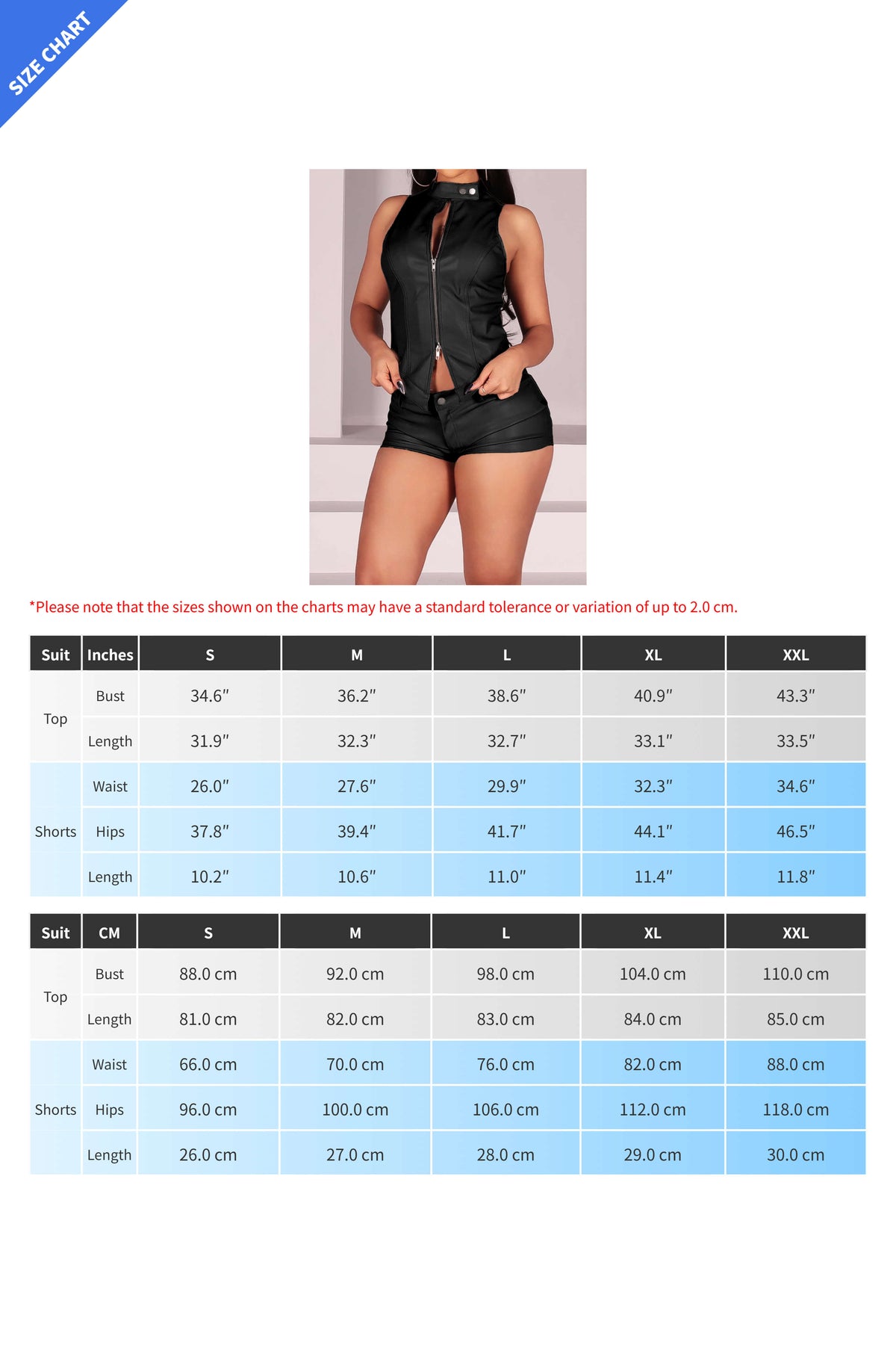 Faux Leather Zip-Up Short Set Lavish Daily