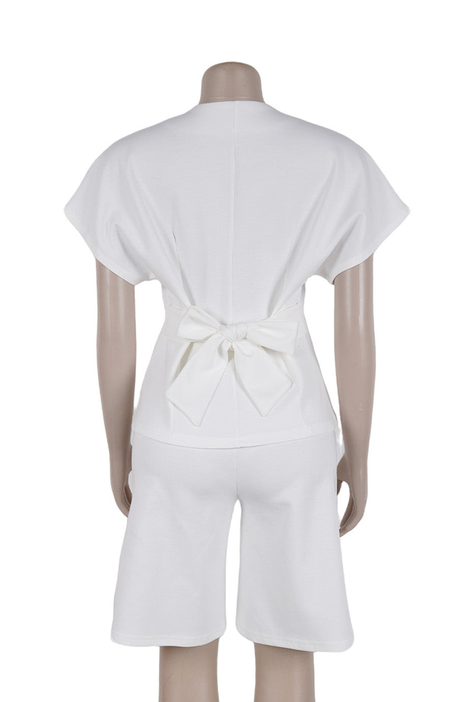 Belted Dolman Sleeve Top & Midi Pants Set Lavish Daily