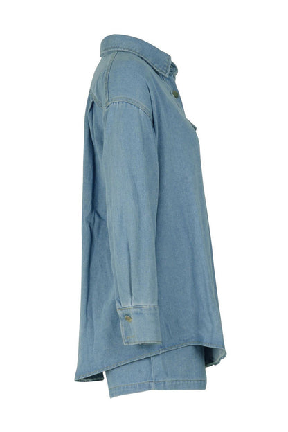 Denim Jacket & Shorts Set Lavish Daily