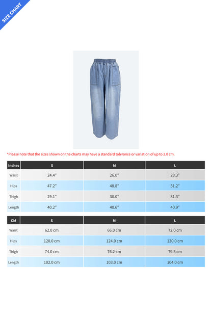 Loose Straight Leg Washed Denim Jeans Pants Lavish Daily