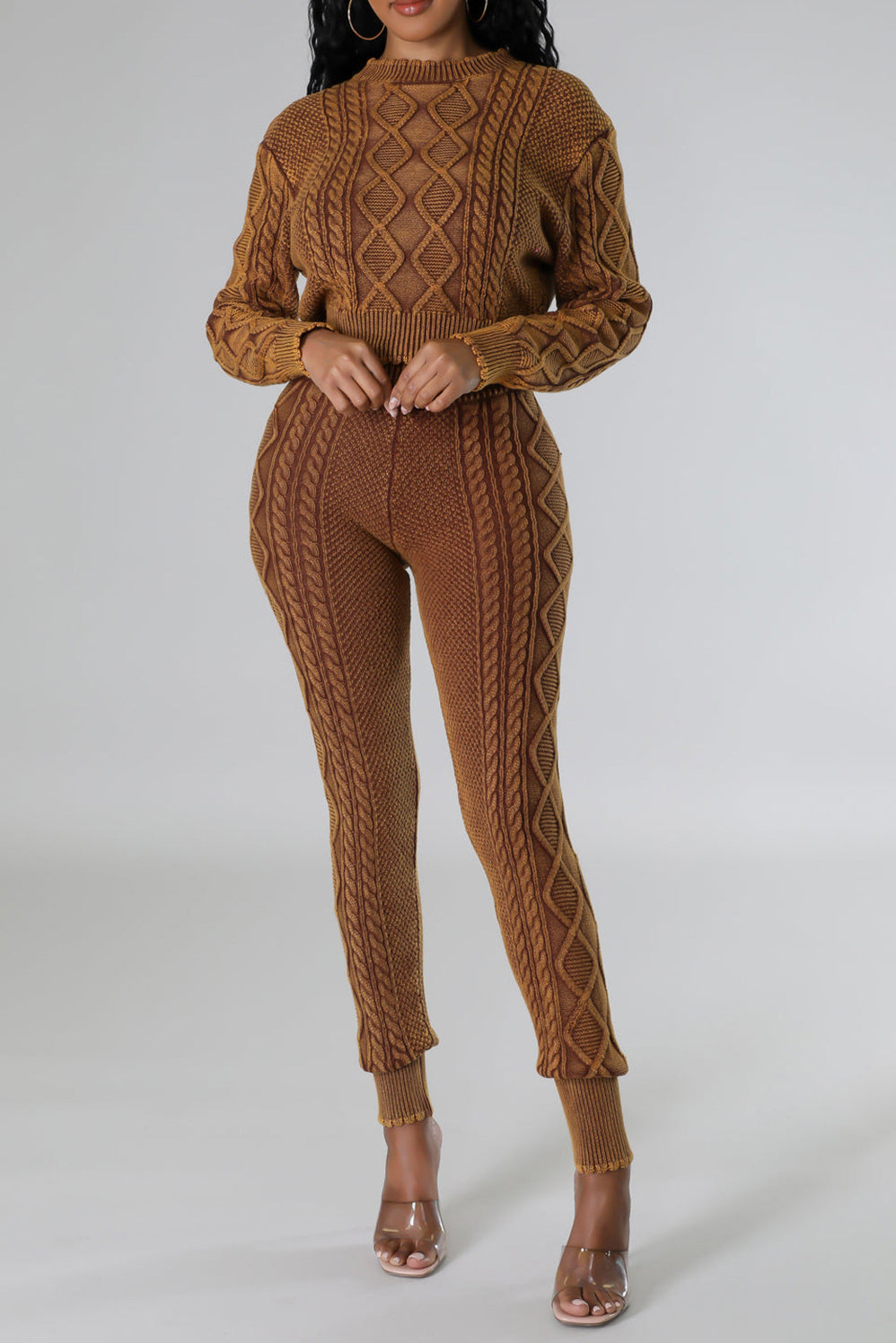 Mineral Washed Jogger Set Lavish Daily