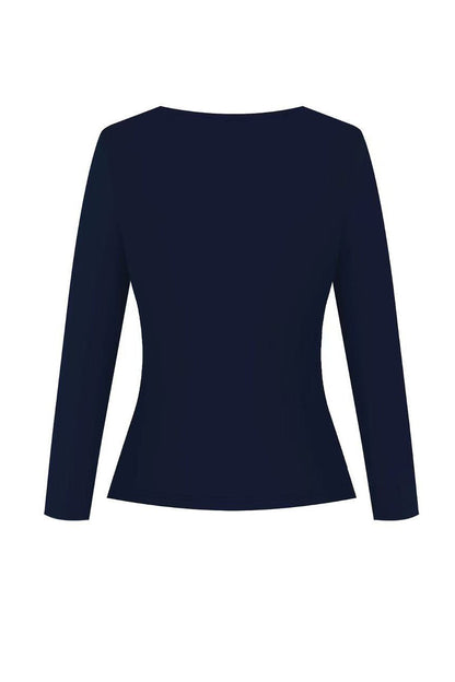 Ruched Wrap Top & Abstract Skirt Set Lavish Daily