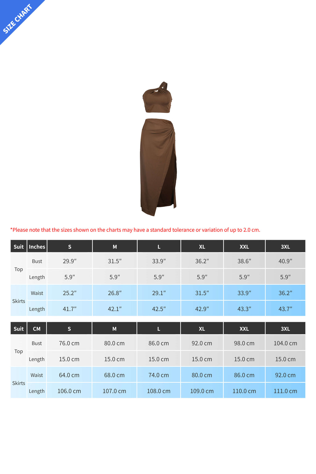 Solid One Shoulder Crop Top and Slit Skirt Set Lavish Daily