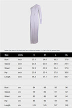 One Shoulder Crochet Split Knitted Dress Lavish Daily