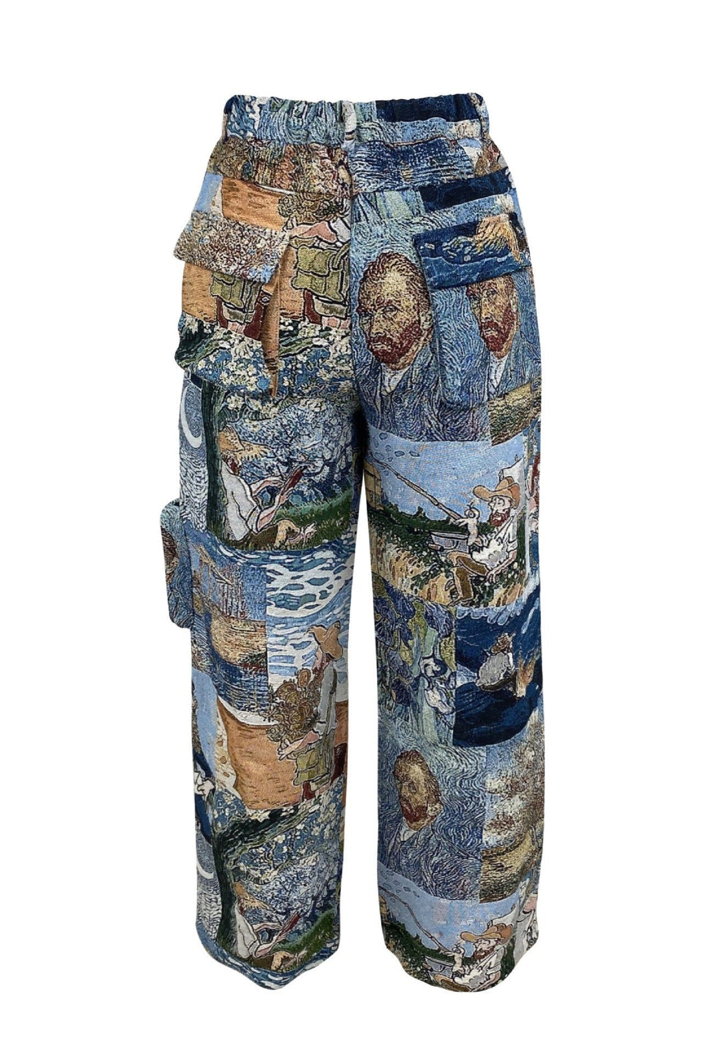 Vintage Casual Jacquard Cargo Pants Lavish Daily
