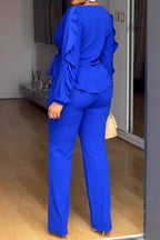 Elegant Drawstring Slim Fit 2-Piece Set Lavish Daily