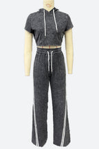 Washed Hoodie and Pants Casual Comfy Set Lavish Daily