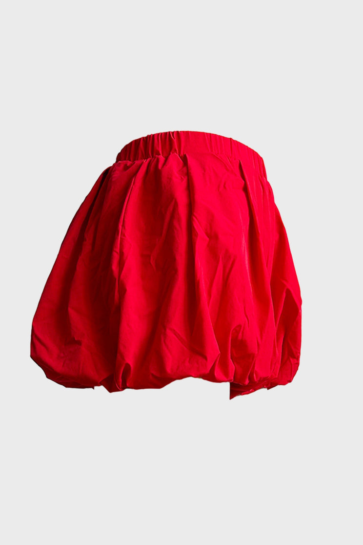 Bubble High Waist Puffy Pleated Shorts Lavish Daily