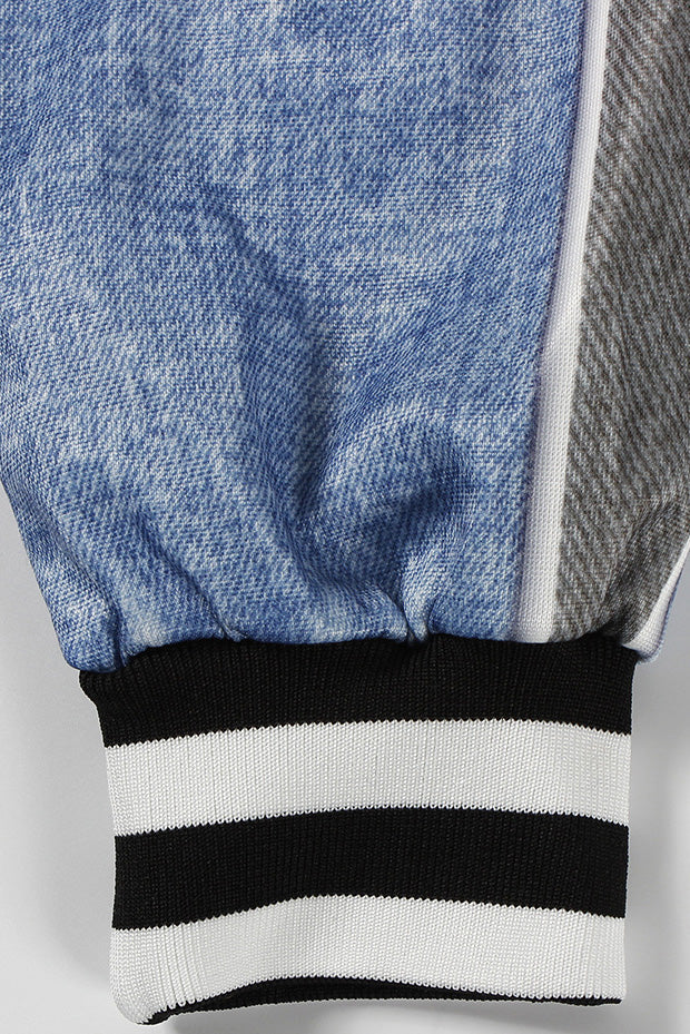 Printed Short Long Sleeve Casual Jacket Lavish Daily