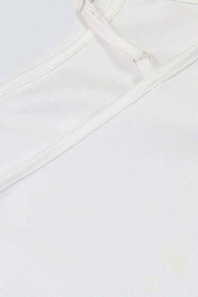 Solid Color Ruffle Hem Spaghetti Strap Dress Lavish Daily