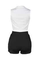 Colorblock Stripe Sleeveless Activewear Set Lavish Daily