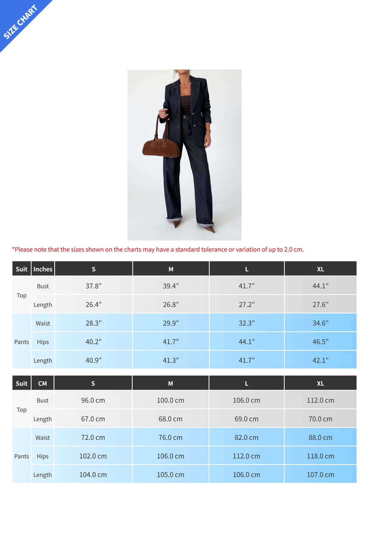 Single-Breasted Denim Blazer & Jeans Set Lavish Daily