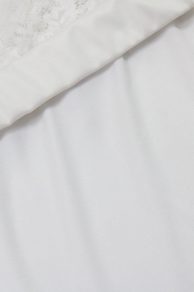 Lace Strapless Top and Ruffle Skirts Sets Lavish Daily