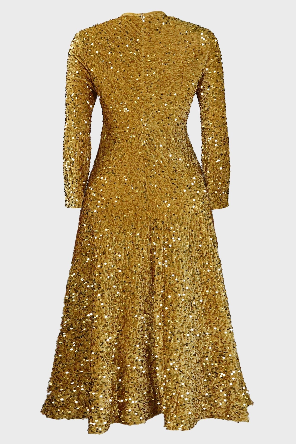 Sequin Long Sleeve Dresses Lavish Daily