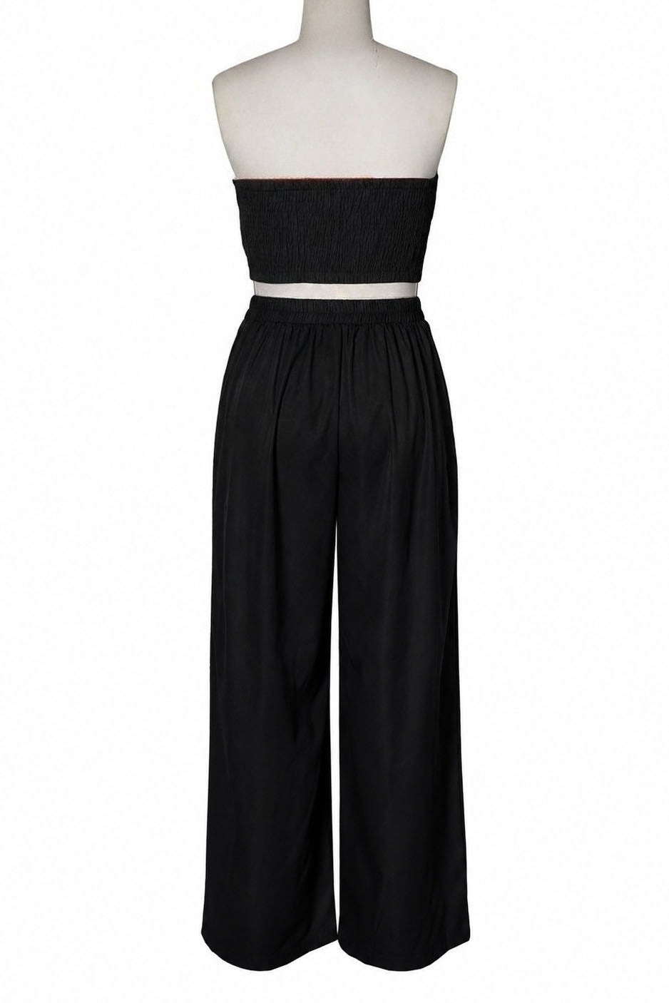 Asymmetrical Bandeau Pant Set Lavish Daily