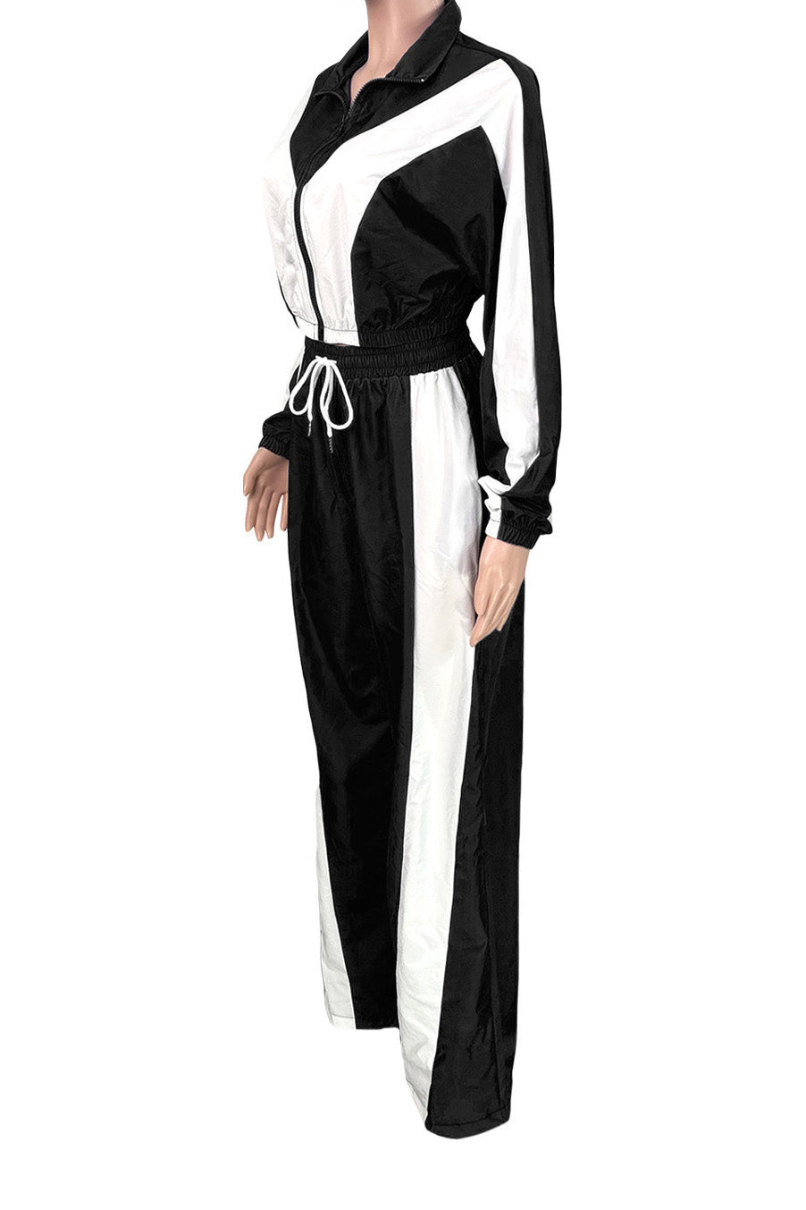 Colorblock Track Jacket & Pants Set Lavish Daily