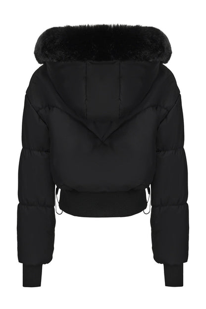 Vintage Short Down Jacket Lavish Daily