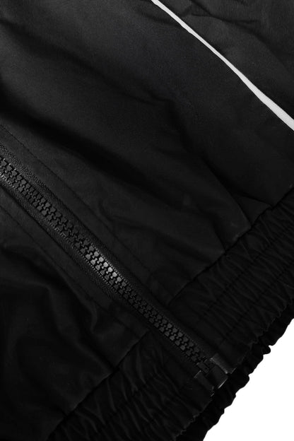 Contrast Piping Zip-Up Crop Top & Shorts Set Lavish Daily