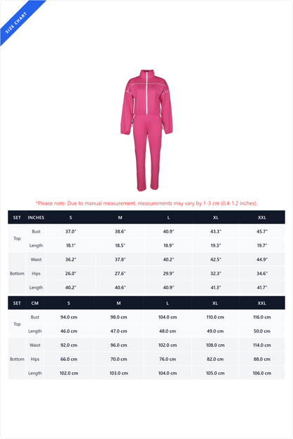 Contrast Stitch Zip-Up & Legging Set Lavish Daily