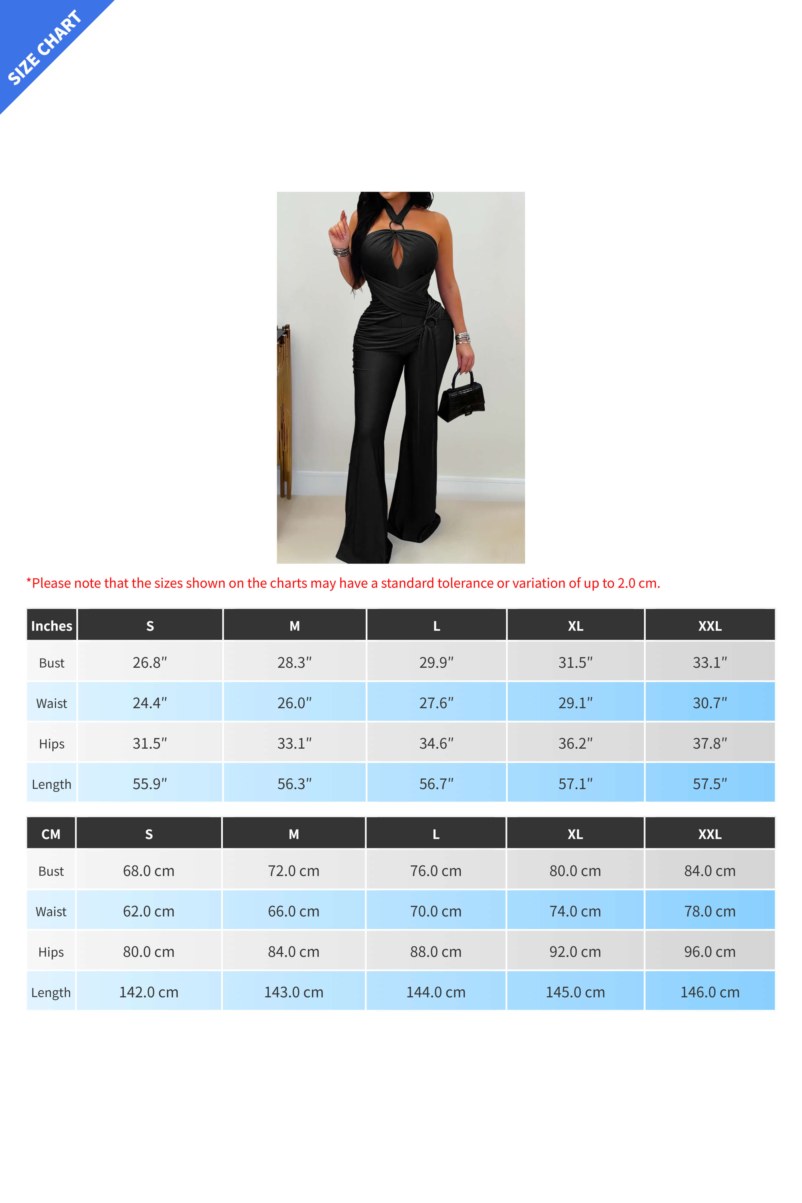 Halter Neck Wide-Leg Jumpsuit Lavish Daily