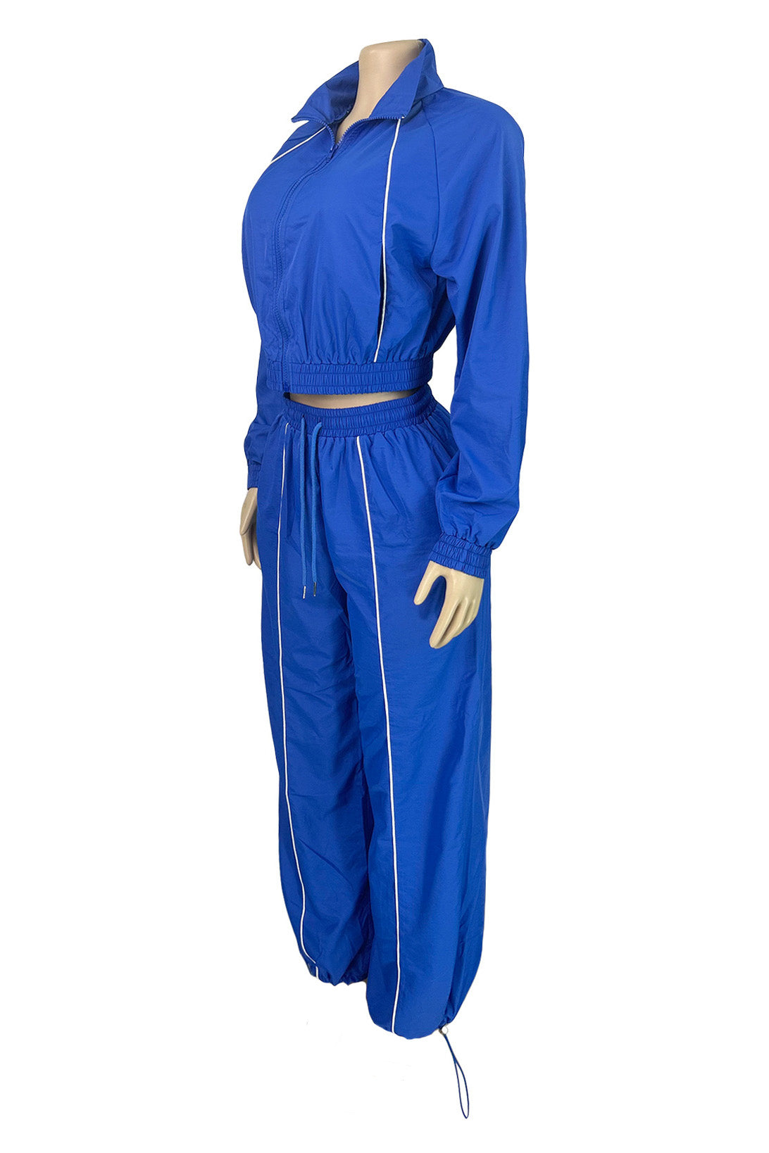 Trim Top & Wide Leg Pants Set Lavish Daily