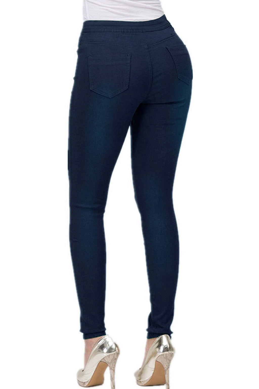 Classic High Waist Skinny Jeans Lavish Daily