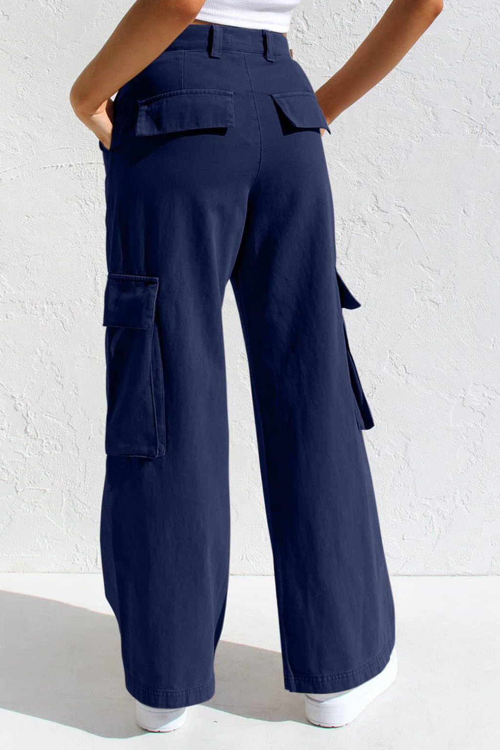 Multi Pocket Cargo Style Women’s Denim Pants Lavish Daily