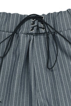Striped Tie Front Shirt & Shorts Set Lavish Daily