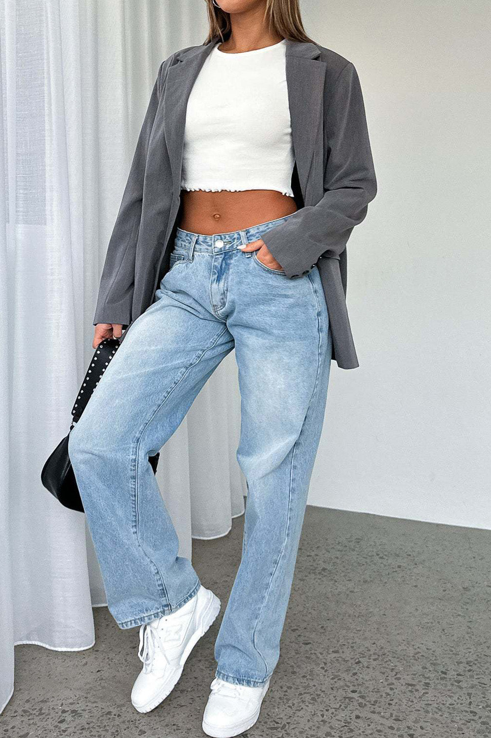 Low Rise Wide Leg Jeans Lavish Daily