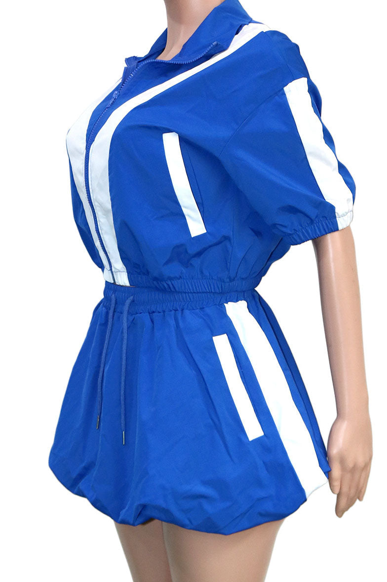 Chevron Color-Block Bubble Set Lavish Daily