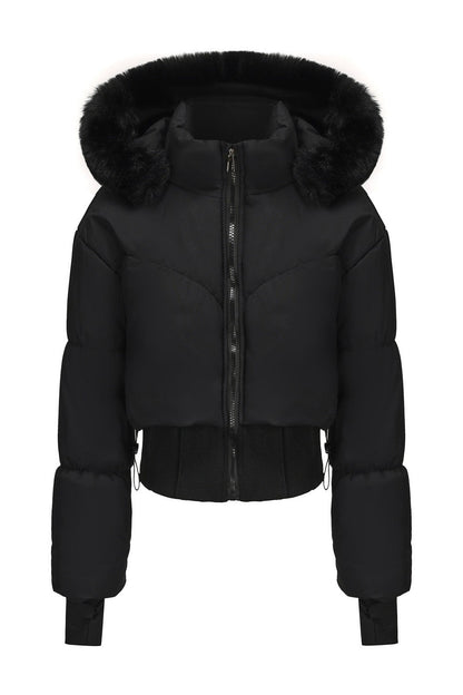 Vintage Short Down Jacket Lavish Daily