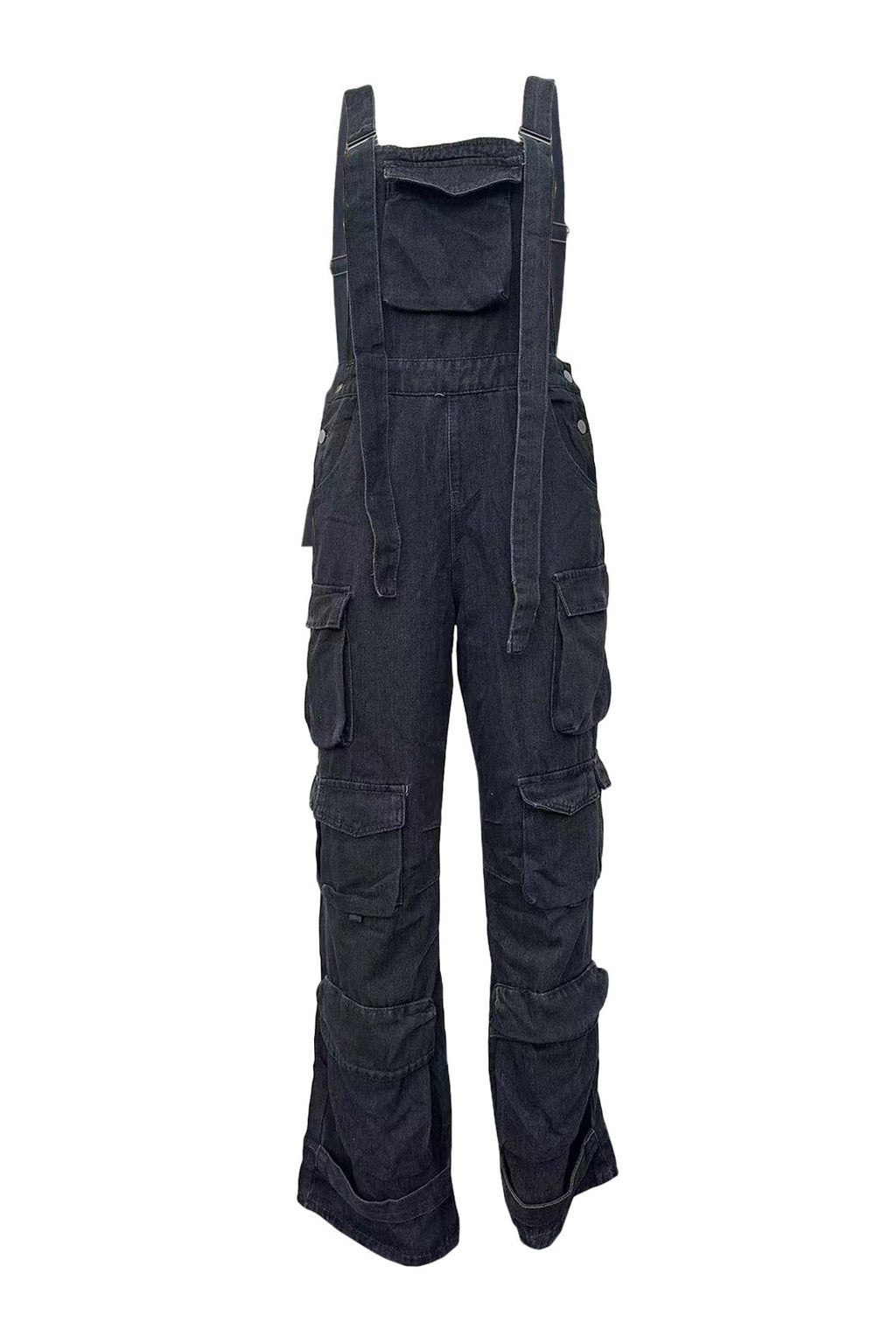 Streetwear Denim Jumpsuit Lavish Daily