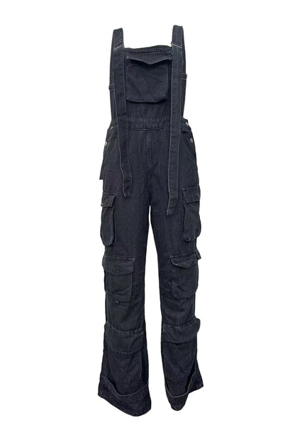 Streetwear Denim Jumpsuit Lavish Daily