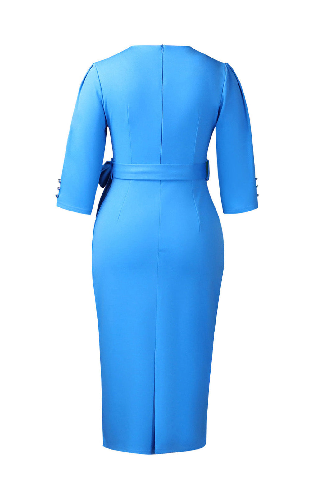 Elegant V-Neck Bodycon Maxi Dress Lavish Daily