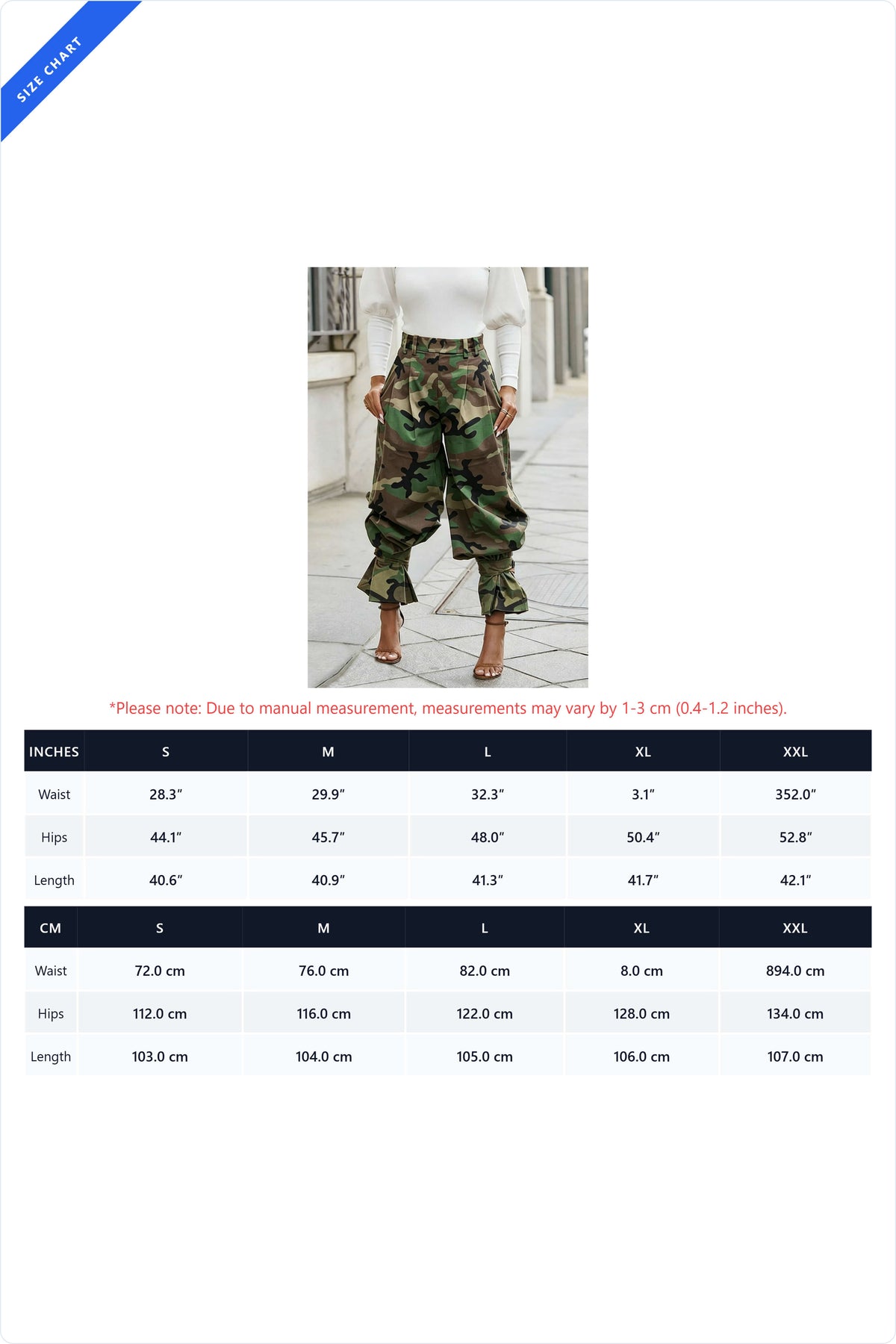 High-Waisted Ankle-Tie Baggy Utility Pants Lavish Daily